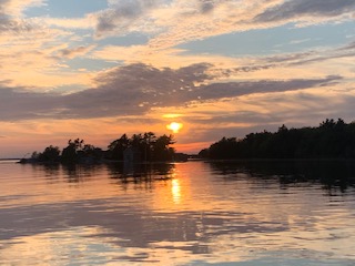 Beautiful View from the Georgian Bay Islands Water Taxi